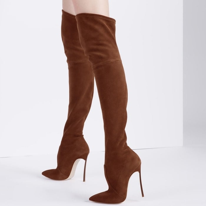 Sexy over the knee stiletto boots from Casadei