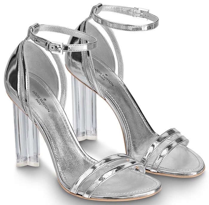 LOUIS VUITTON Sculpted Heel Sandal 37.5 - More Than You Can Imagine