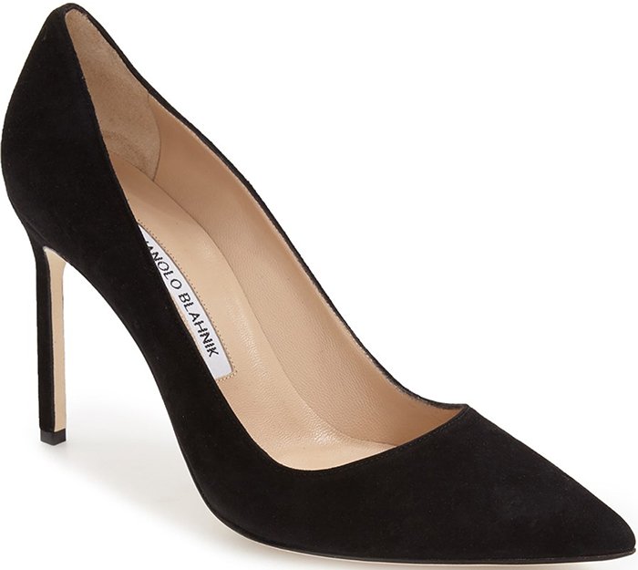 Manolo Blahnik ‘BB’ Suede Pumps