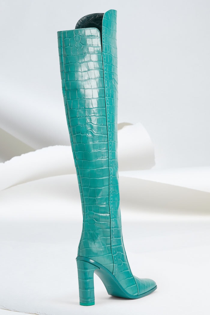 Turquoise Max Mara boots
