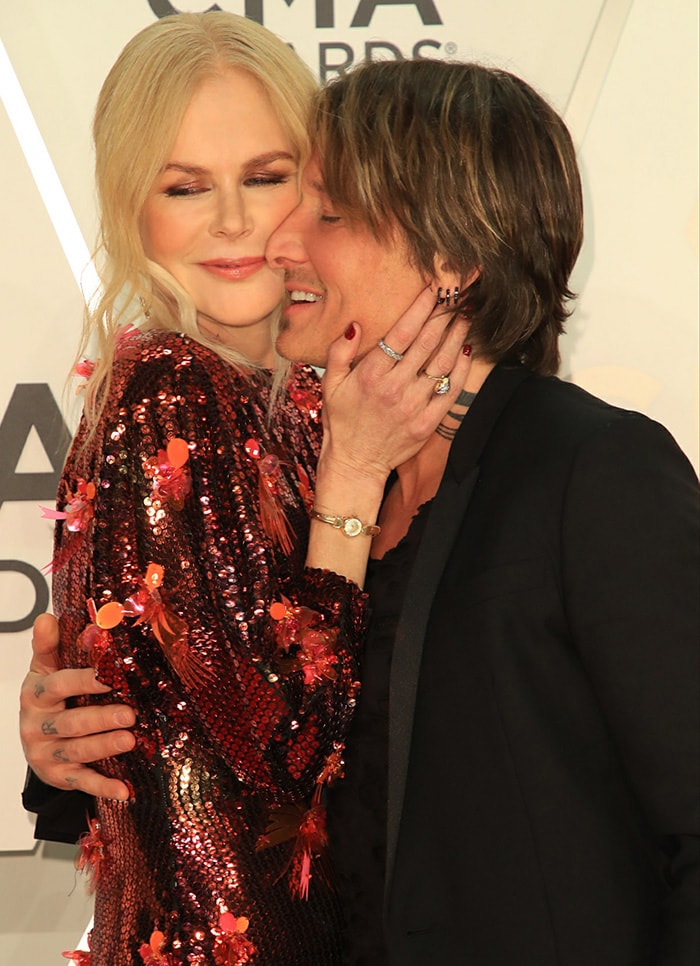 Keith Urban with his first wife Nicole Kidman at the 2019 CMA Awards