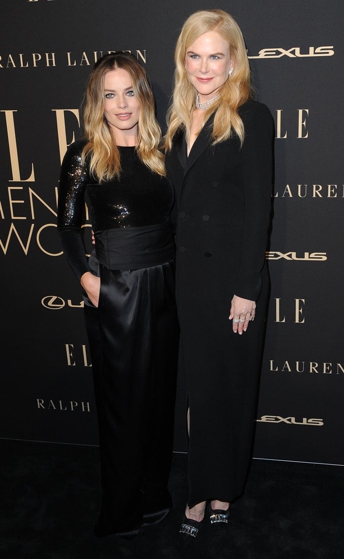 Margot Robbie and Nicole Kidman at Ellen’s Women in Hollywood Celebration