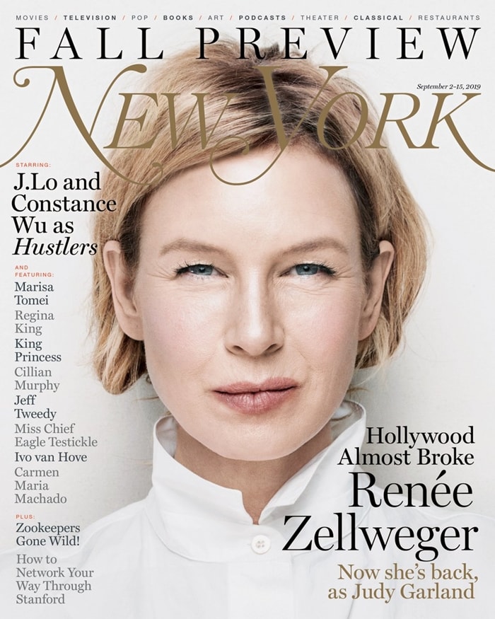 Renee Zellweger reveals why she stopped acting in the cover story for New York Magazine