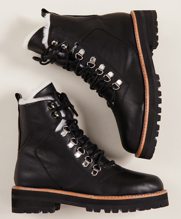 Black Sol Sana Harlan Combat Boot