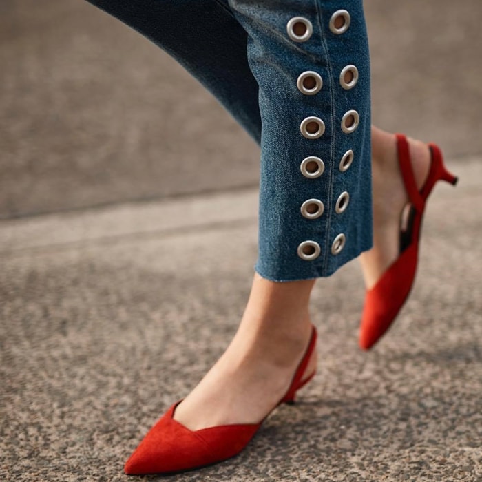 Red Kate Heel SRed Sol Sana Kate Heel Slingbackslingbacks