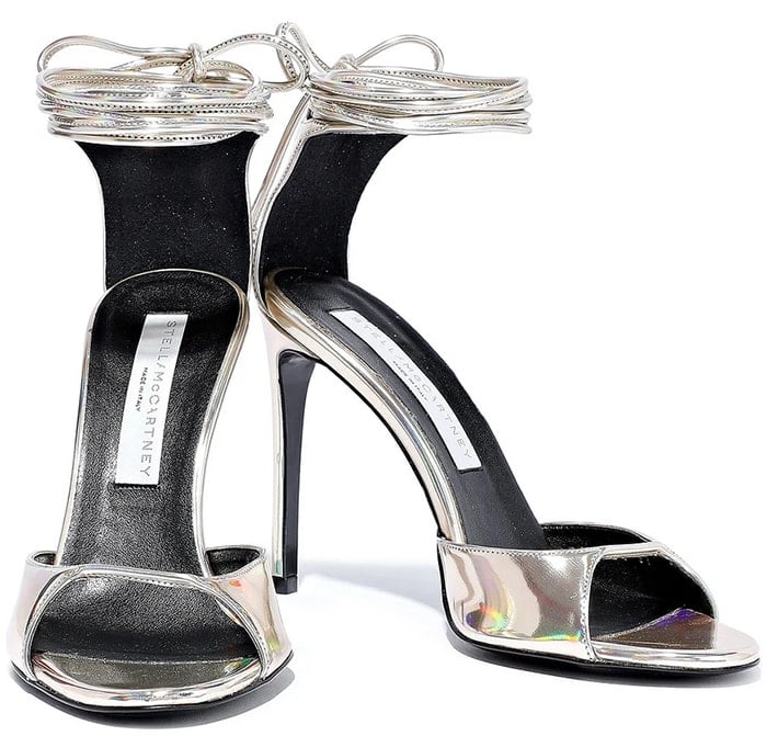 Stella McCartney Iridescent Faux Leather Sandals