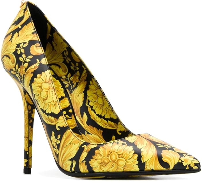 Versace Barocco Print Pumps