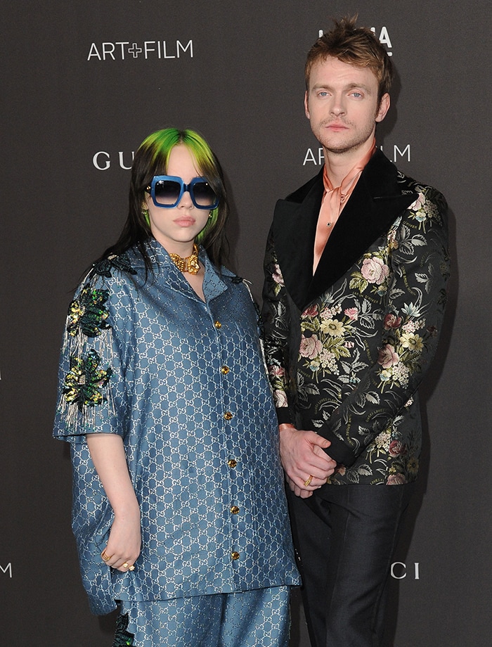 Billie Eilish and her brother Finneas at the LACMA Art + Film Gala 2019 on November 2, 2019