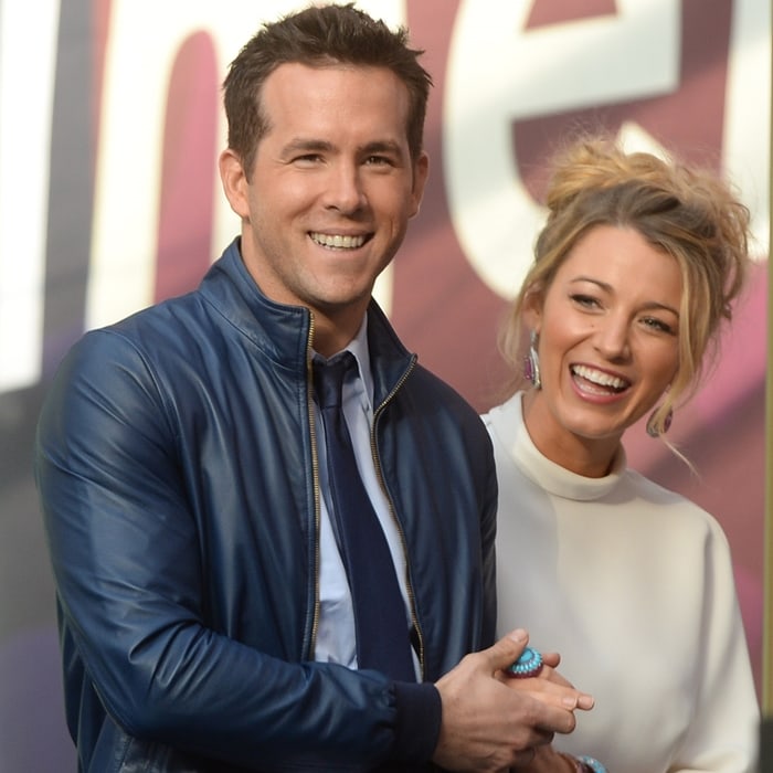 Blake Lively with her husband Ryan Reynolds at the star-studded Chime For Change: The Sound of Change Live benefit concert in London