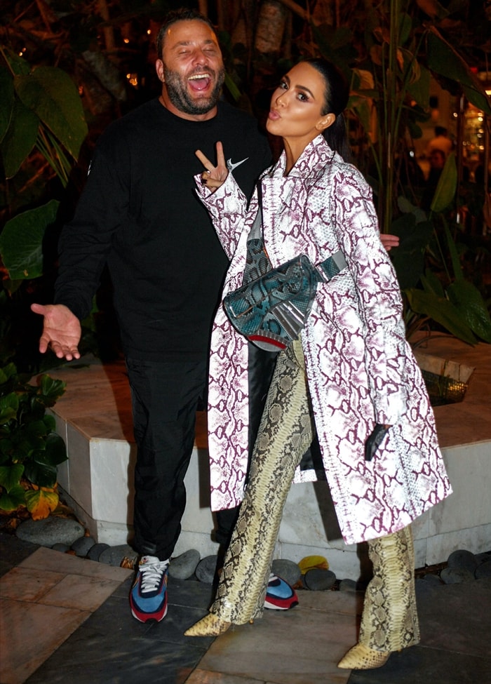 LIV Nightclub Owner David Grutman Joins Kim Kardashian at Swan ...