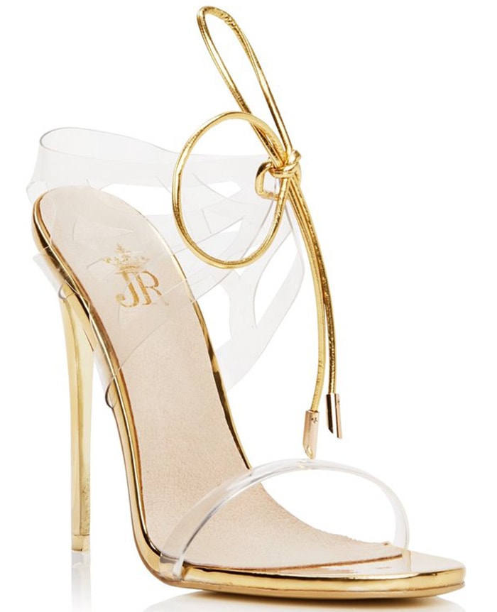 Gold Metallic Jessica Rich ‘Expensive’ Sandals