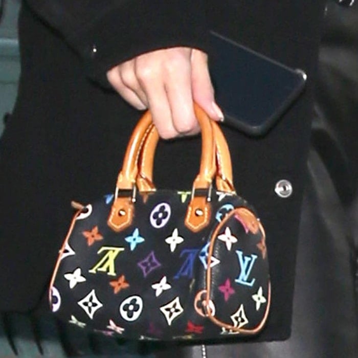 Kendall Jenner's bag from Louis Vuitton's Takashi Murakami Collection