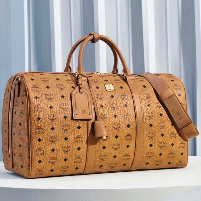 Authentic MCM travel bag made from luxury leather