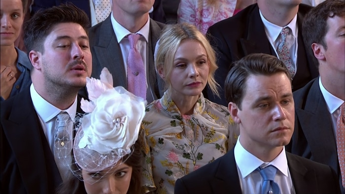 Marcus Mumford and his wife Carey Mulligan attend the wedding of Prince Harry and Meghan Markle