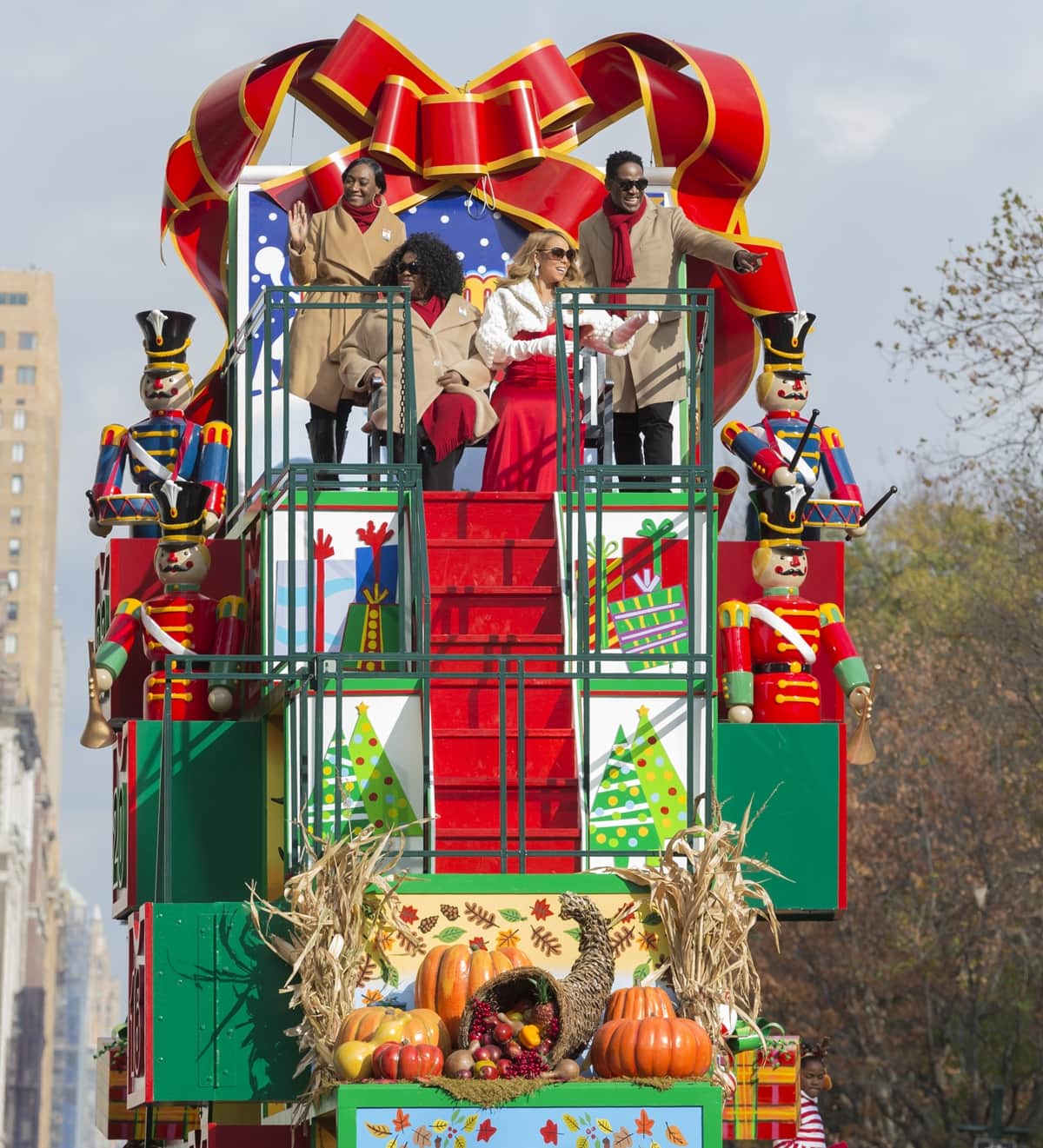 Mariah Carey attends the 2015 Macy's Thanksgiving Day Parade on Central Park West