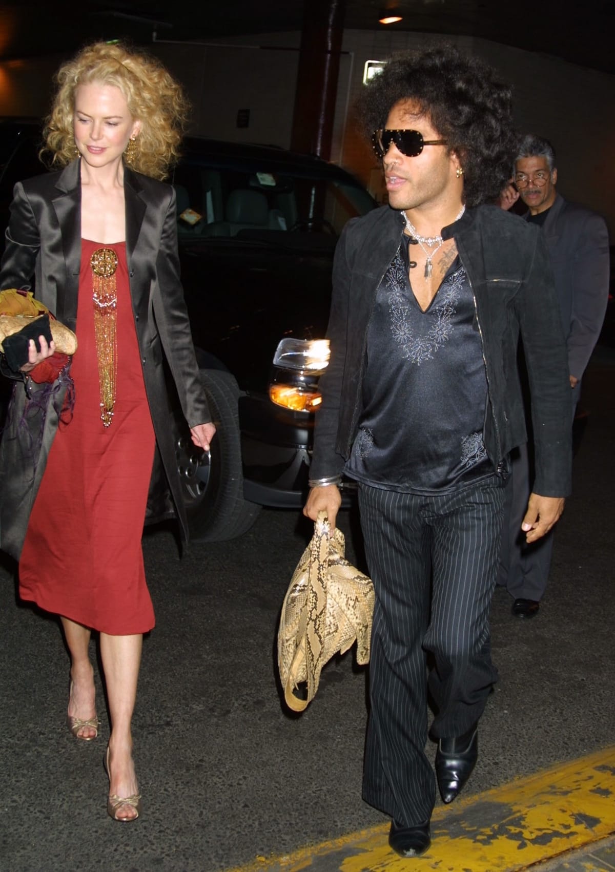 Capturing a chapter of love: Nicole Kidman and Lenny Kravitz during their engagement period, 2002-2003