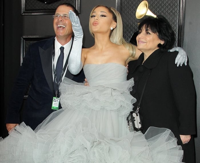 Ariana Grande's parents Joan Grande and Edward Butera joined forces to support their daughter