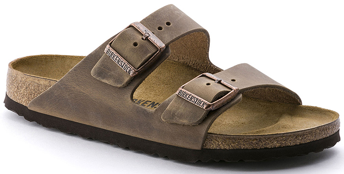 Birkenstock 'Arizona' Birkibuc in nubuck mocha