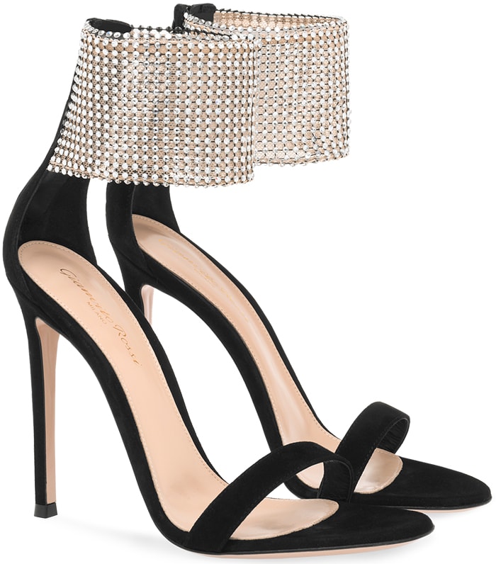 Let the Adore sandals from Gianvito Rossi carry you into an unforgettable night and turn heads along the way