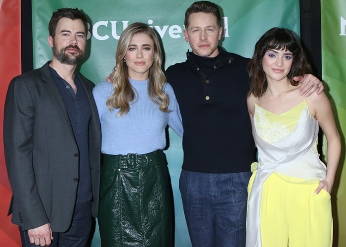 Matt Long, Melissa Roxburgh, Josh Dallas, and Luna Blaise star in Manifest, an American supernatural drama television series