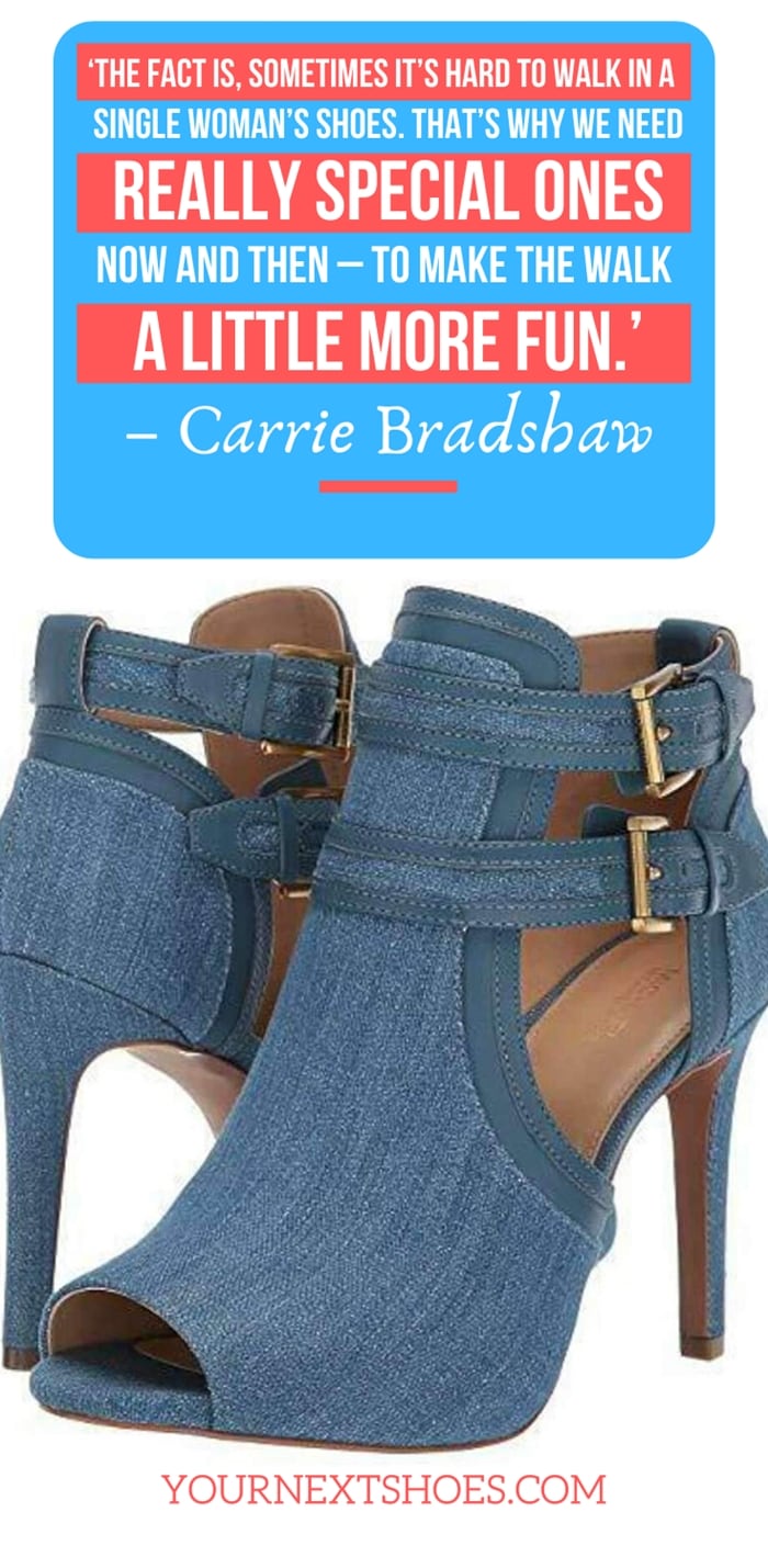 Funny Quote About Shoes (funny, quote, shoes) ‘The fact is, sometimes it’s hard to walk in a single woman’s shoes. That’s why we need really special ones now and then – to make the walk a little more fun.’ – Carrie Bradshaw
