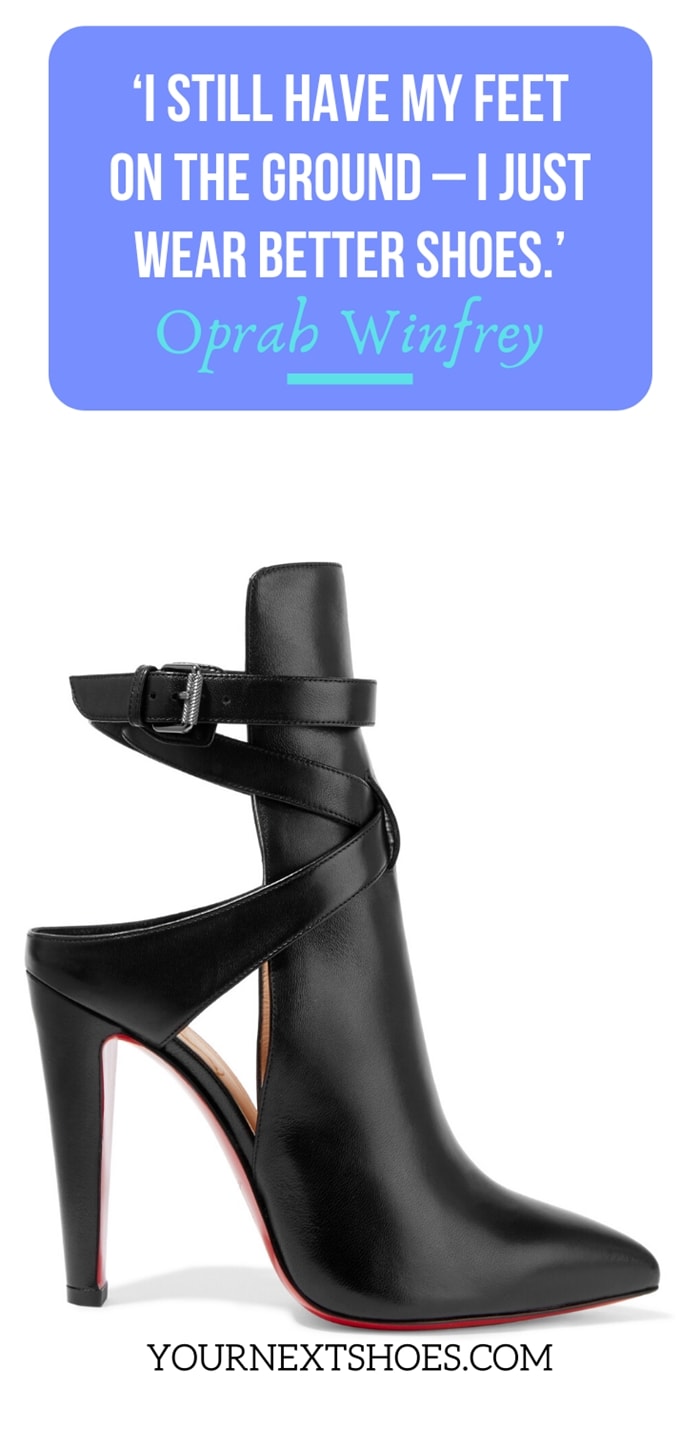 Funny Quote About Shoes (funny, quote, shoes) ‘I still have my feet on the ground – I just wear better shoes.’ – Oprah Winfrey
