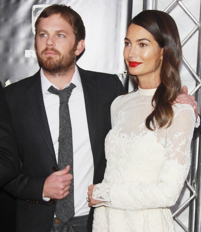 Lily Aldridge met Kings of Leon frontman Caleb Followill at Coachella in 2007