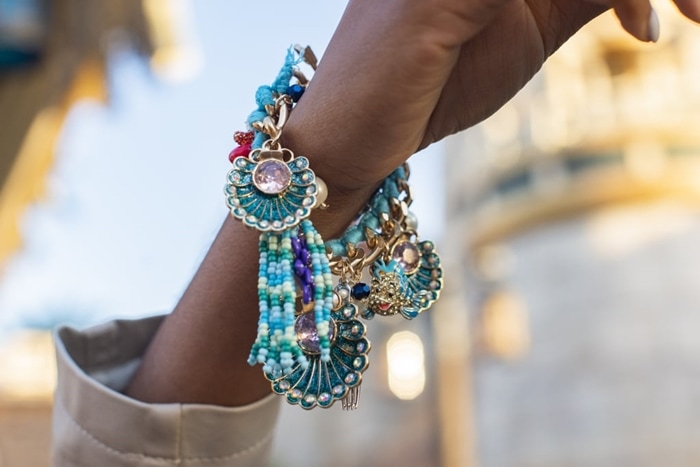 Aquatic-Themed Charm Bracelet