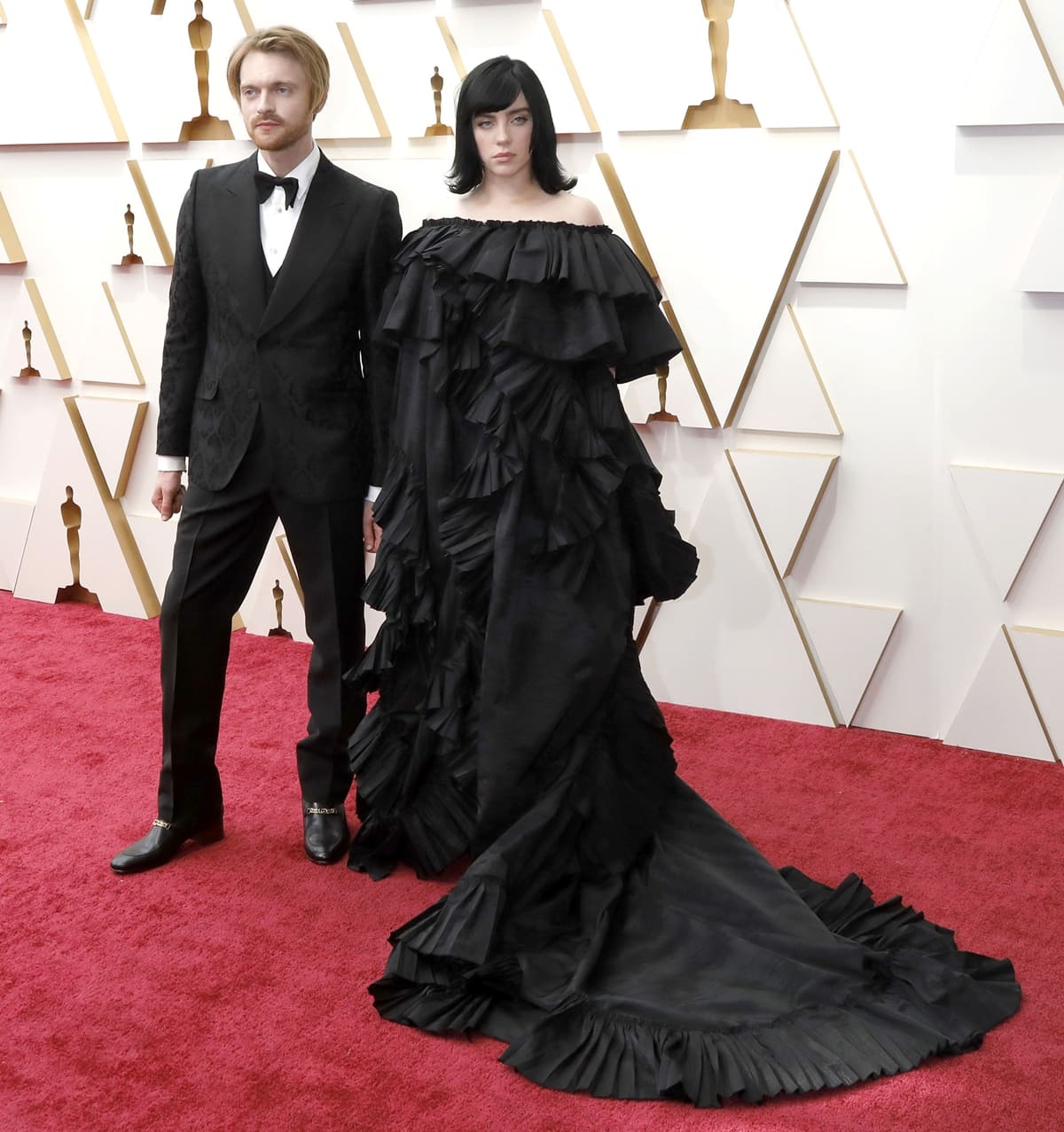Billie Eilish and her brother Finneas both wore Gucci at the 2022 Academy Awards
