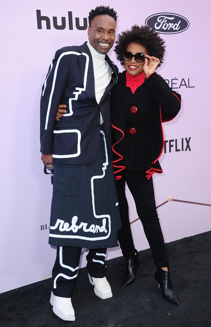 Billy Porter and Black-ish star Jenifer Lewis attending the 2020 Essence Black Women in Hollywood Luncheon