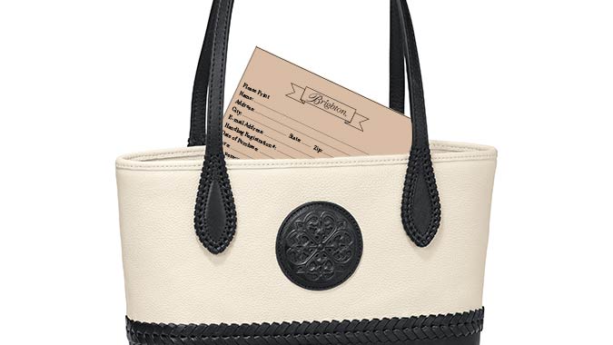 By registering your Brighton handbag, you'll get a warranty for two full years from the date of your purchase