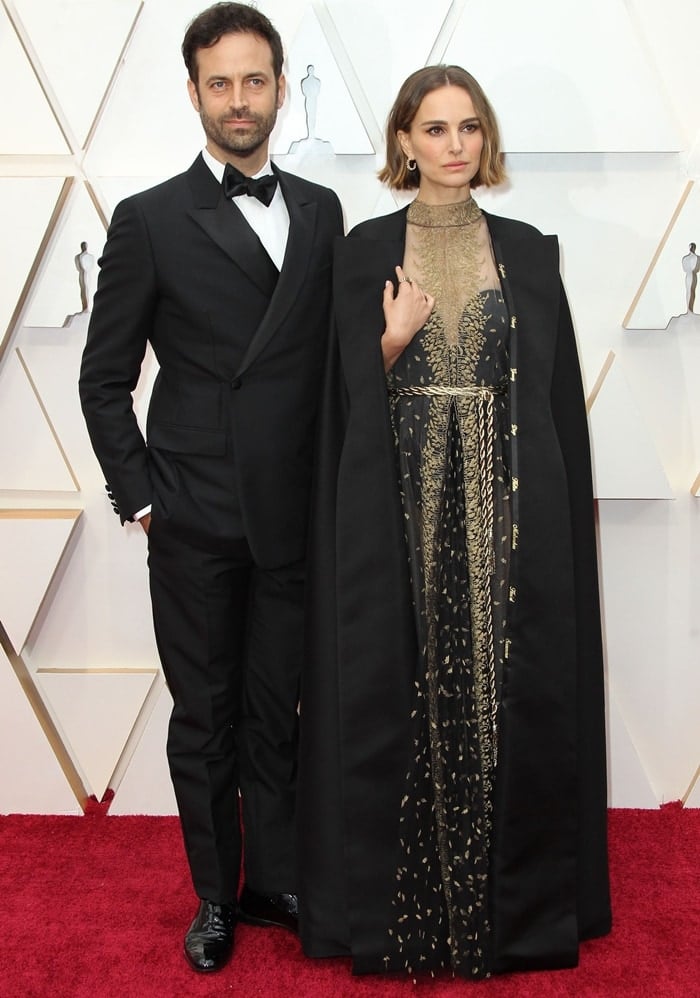 Choreographer Benjamin Millepied and Natalie Portman attend the 92nd Annual Academy Awards