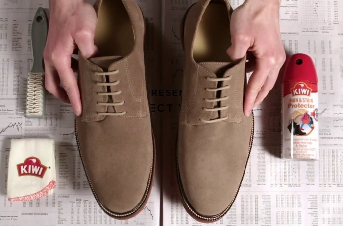 Popular Kiwi products used to protect suede and nubuck shoes