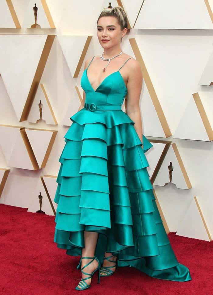 Florence Pugh looked gorgeous on the red carpet at the 2020 Academy Awards