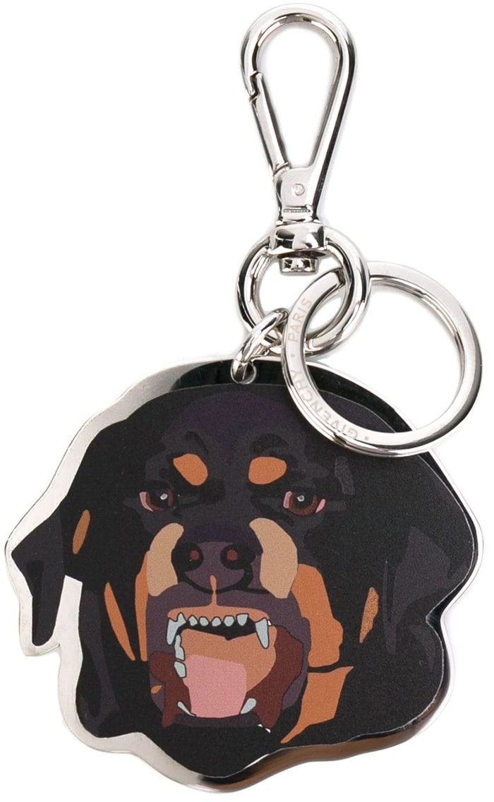 This multicoloured dog keyring from Givenchy is a staple accessory piece