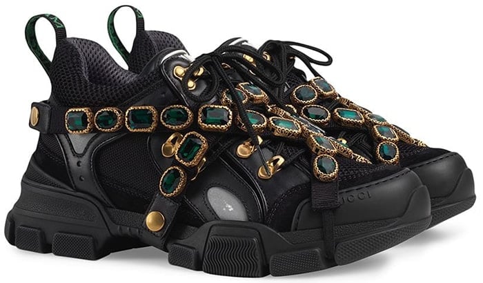 Gucci 'Flashtrek' Sneakers with Removable Crystal