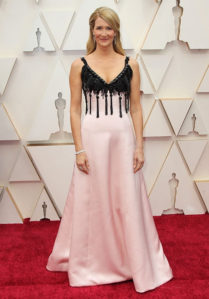Laura Dern in Armani Prive arrives at the 92nd Annual Academy Awards