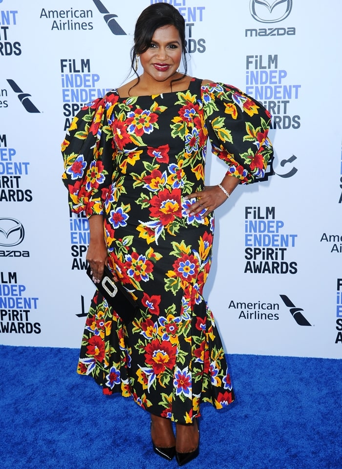 Mindy Kaling was one of the presenters at the 2020 Film Independent Spirit Awards