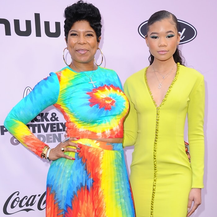 Robyn Simpson and her daughter Storm Reid attend the 2020 13th Annual ESSENCE Black Women in Hollywood Luncheon