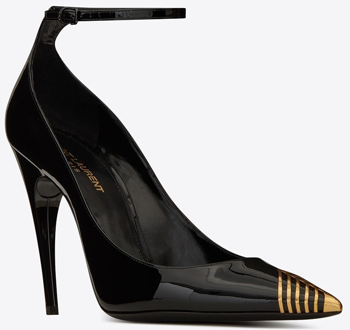 Saint Laurent 7 Patent Leather Pumps