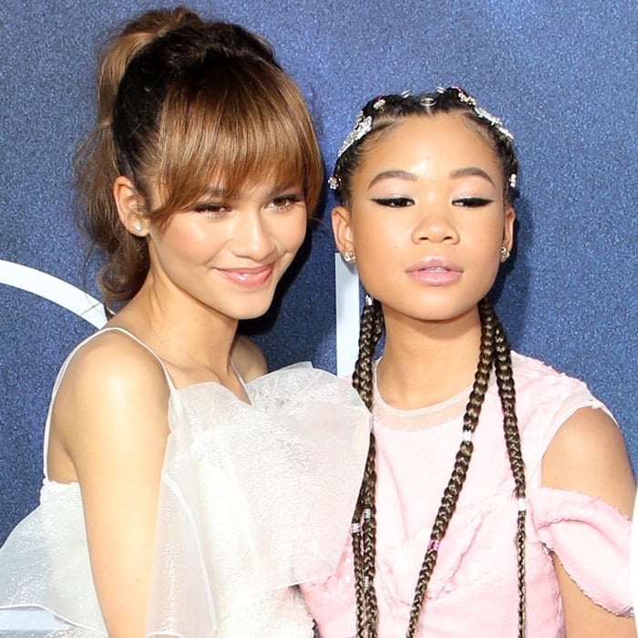 Storm Reid and Zendaya play sisters in Euphoria but are not related