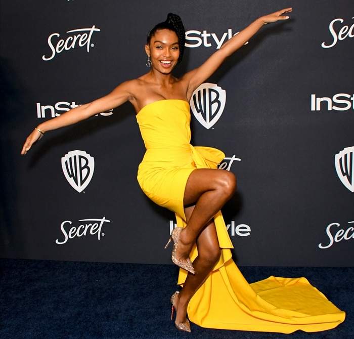 Yara Shahidi attends the 21st Annual Warner Bros. And InStyle Golden Globe After Party