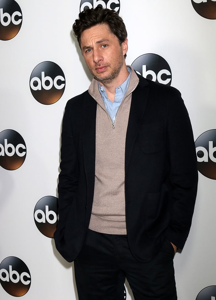 Zach Braff at the ABC TCA Winter 2018 Party in California on January 9, 2018