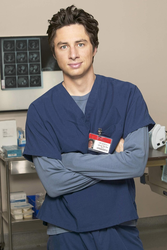 Zach Braff a.k.a. Dr. John 'J.D.' Dorian on Scrubs series