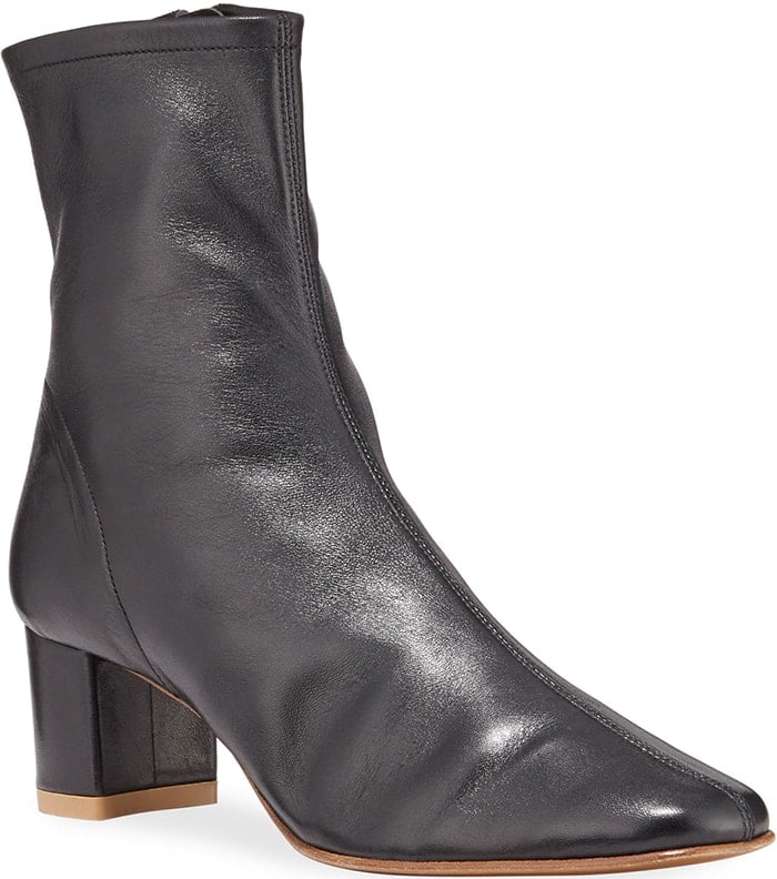 By Far Sophia Leather Ankle Boots