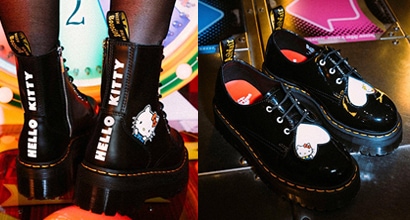 Dr.Martens × HelloKitty コラボ シューズ Dr. Martens X Jadon Hello Kitty & Friends Leather Platform
