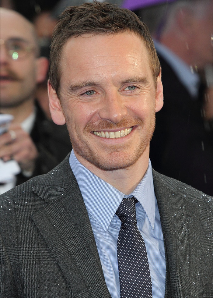 Michael Fassbender at the UK premiere of X Men 2 Days of Future Past on May 12, 2014