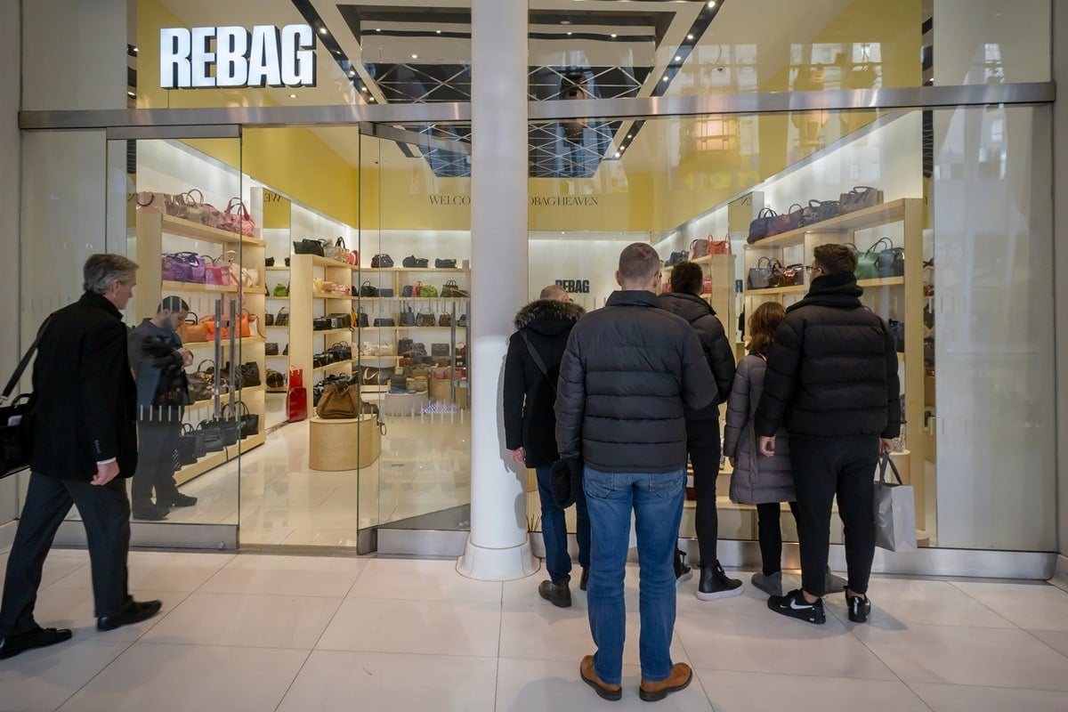 Rebag sells and buys authentic second-hand bags from the most sought-after designer handbag brands
