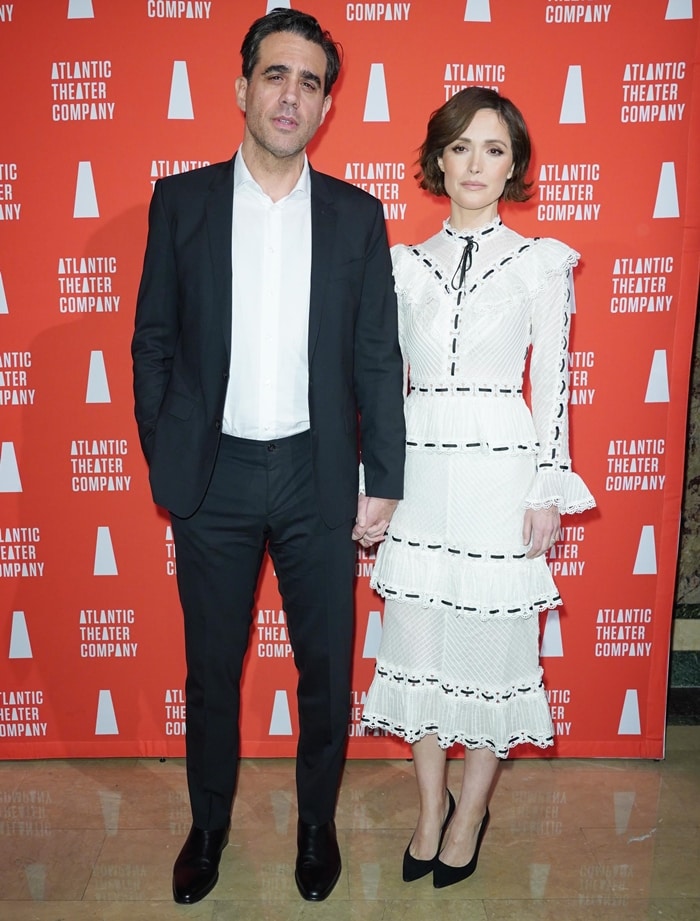 Rose Byrne and her partner Bobby Cannavale attend the Atlantic Theater Company’s Couples’ Choice Gala