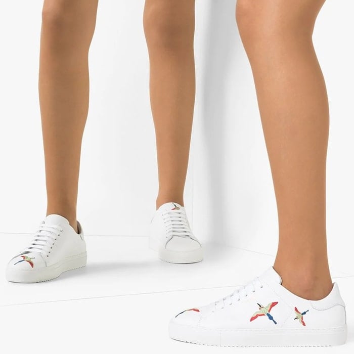 Axel Arigato Clean 90 Bird-Embroidered Sneakers